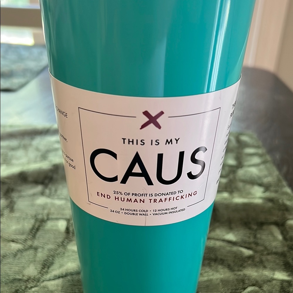 CAUS Teal Insulated Tumbler